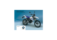 BMW G650X Challenge - Owners manual EN 2006 